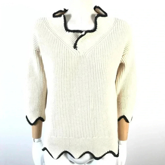 j.o.a. scallop knit  sweater - Picture 3 of 9